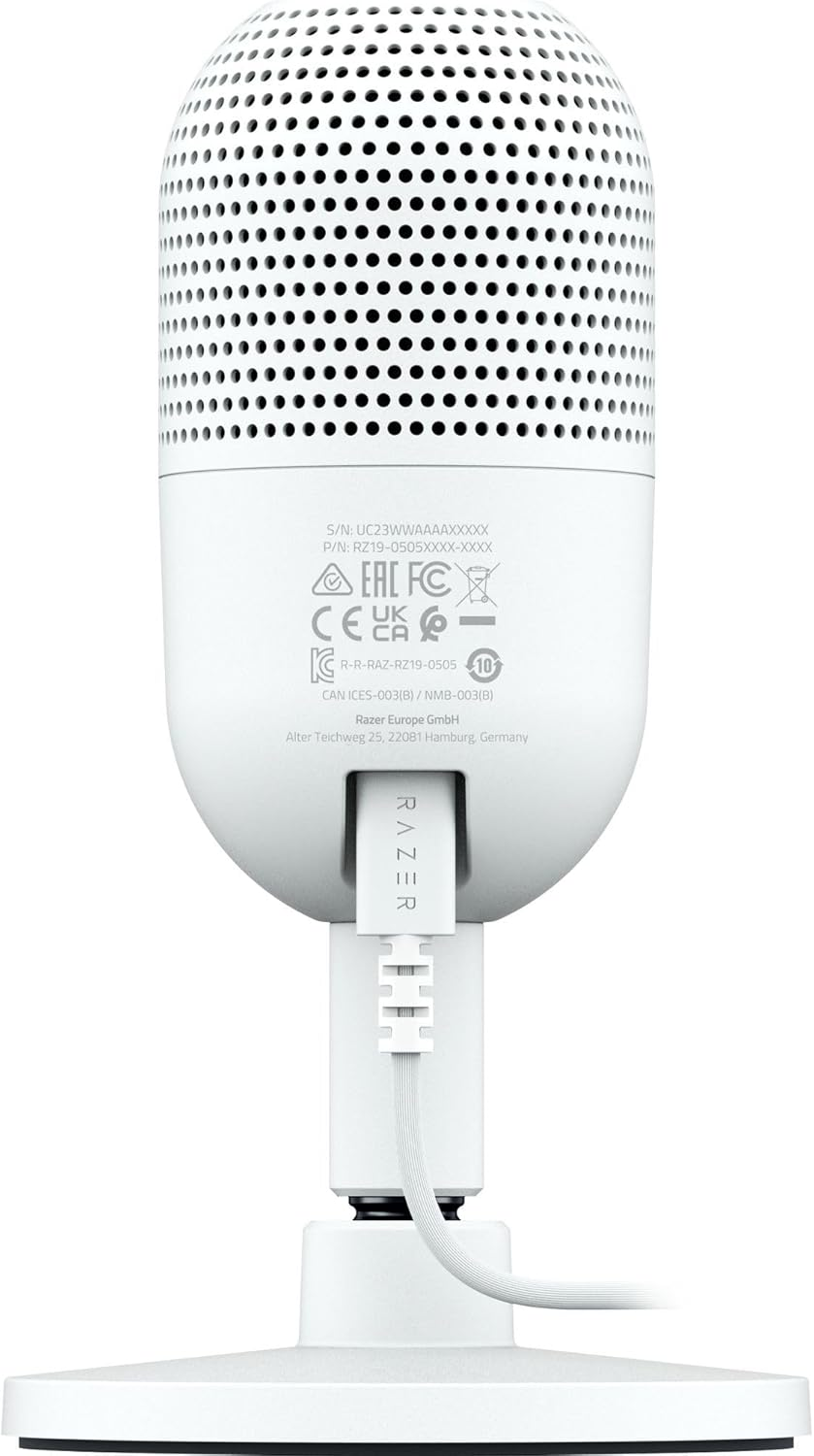 Razer Seiren V3 Mini Condenser Microphone - White Razer Seiren V3 Mini Condenser Microphone - White